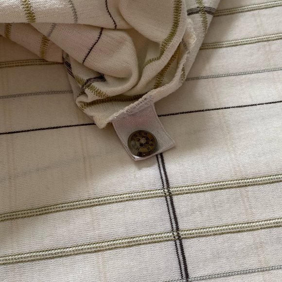 Van Heusen Short Sleeve Beige Button Up - Picture 3 of 7